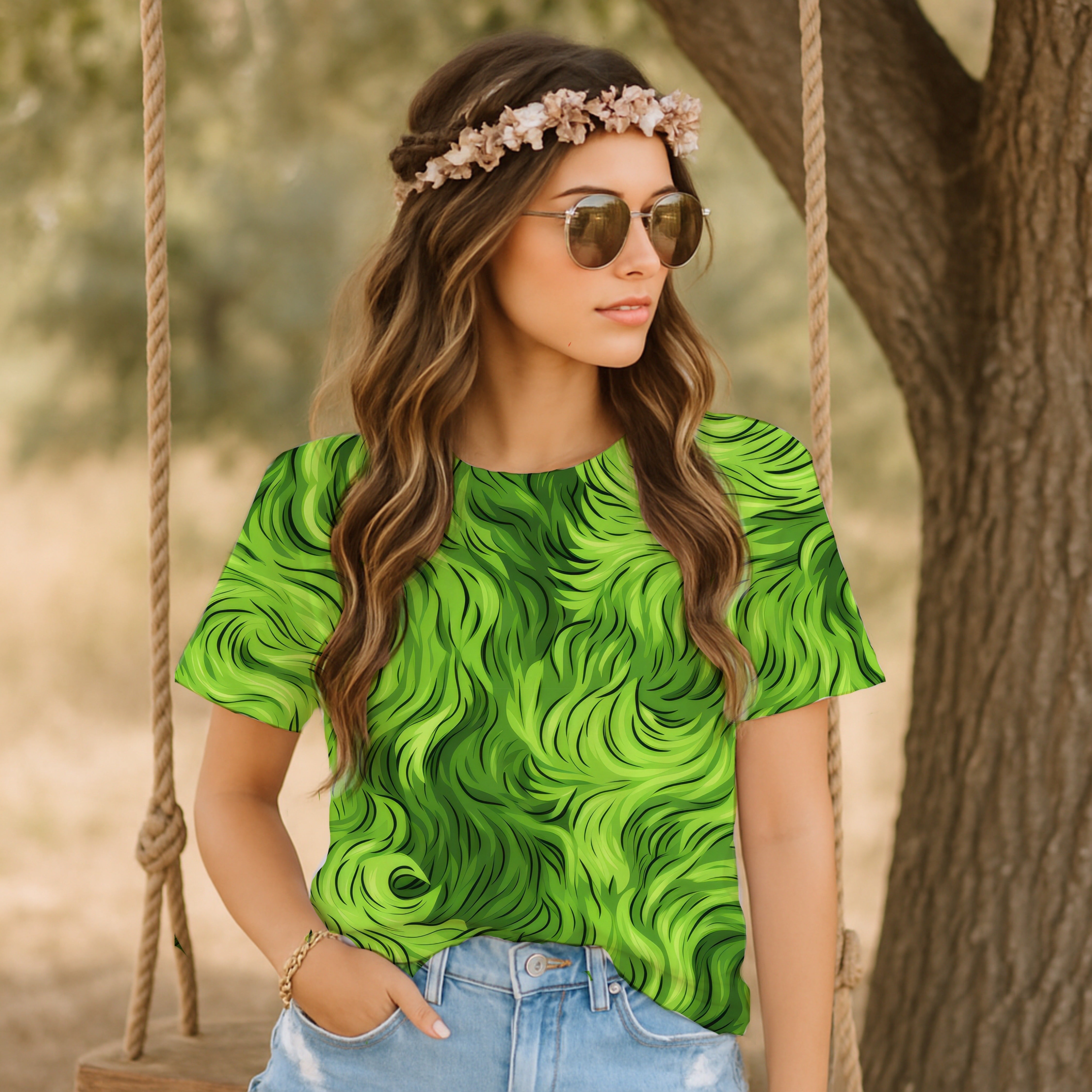 Grünes Fell Winterzeit Aktuelle Vorbestellung